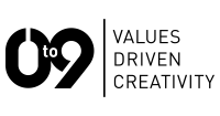 Logo 0to9 Values-Driven Creativity